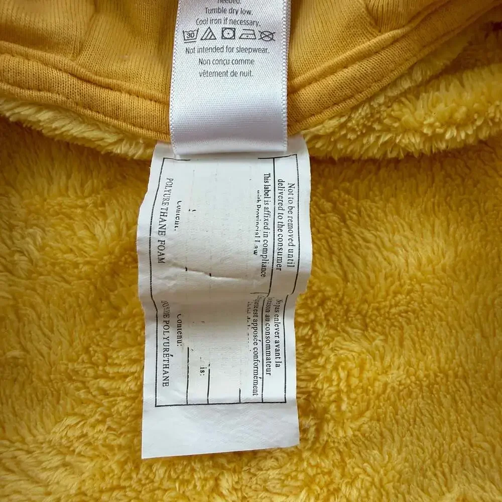 Gymboree Baby Yellow Hooded Fleece Jacket with Ear Details
